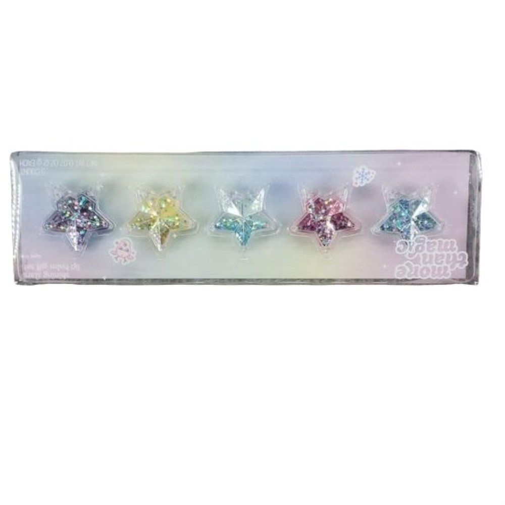 More than Magic Shining Star Lip Balm chap stick makeup Gift Set 5 ct stocking